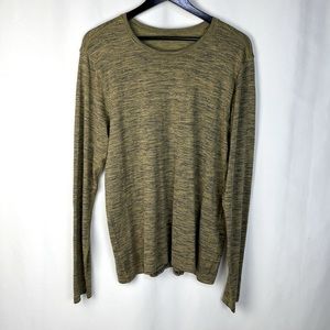 Lululemon Men’s Long Sleeve Shirt TIME TO GET DIRTY. GET OUTSIDE. Size Large